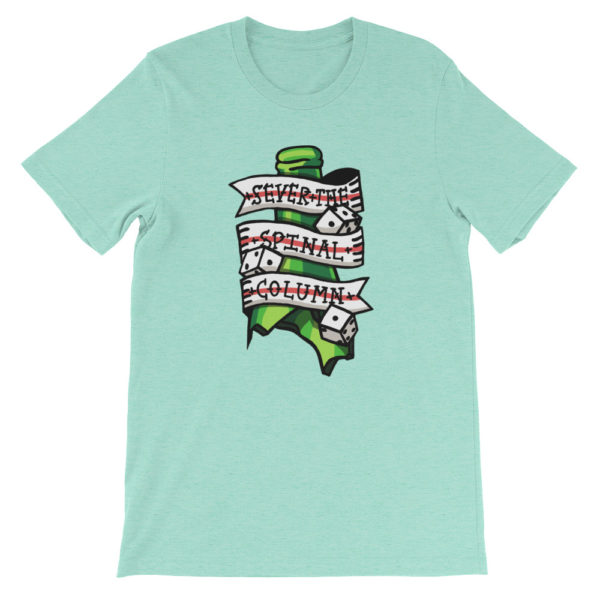 FRr x Isabel: Sever the Spinal Column Unisex T-Shirt - Image 4
