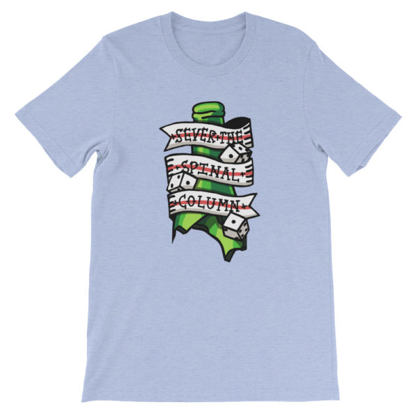 FRr x Isabel: Sever the Spinal Column Unisex T-Shirt - Image 3