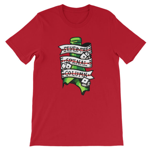 FRr x Isabel: Sever the Spinal Column Unisex T-Shirt - Image 7